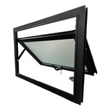 Janela Banheiro Maxin-ar Aluminio Com Vidro- 60x40