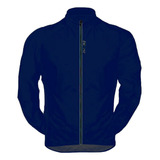 Jaqueta Corta Vento De Ciclismo Unisex Azul Escuro Rkc Sport