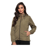 Jaqueta Corta Vento Feminino Premium Resistente Cordão Bolso