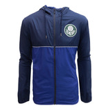 Jaqueta Corta Vento Masculino Palmeiras Azul Oficial