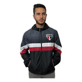 Jaqueta Corta Vento São Paulo F.c. Masculina Oficial