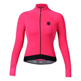 Jaqueta De Ciclismo Feminina Mauro Ribeiro Safe Rosa Neon