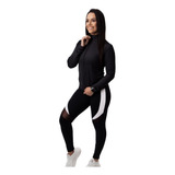 Jaqueta Feminina Esportiva + Calça Legging Conjunto Fitness