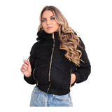Jaqueta Feminina Puffer Acinturada Moda Gringa Casaco