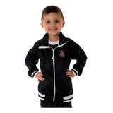 Jaqueta Infantil Corinthians Preta Oficial