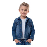  Jaqueta Jeans Infantil Juvenil Menino Do 2 Ao 16