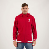 Jaqueta Liverpool Trilobal Com Capuz Vermelha