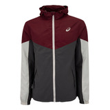 Jaqueta Masculina Asics Com Capuz Recortes