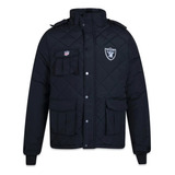 Jaqueta New Era Modern Classic Ski Style Nfl Raiders - Preto