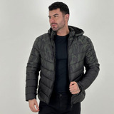 Jaqueta Sea Surf Em Nylon Camuflada Com Capuz Masculina