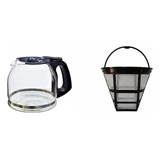 Jarra Cafeteira E Filtro Permanente Electrolux Ecm30 38cafés