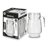 Jarra Vidro 1,8 Litro C/tampa Linha Safira Suco Água Vinho