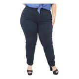 Jegging Plus Size Roupas Femininas Calça Jeans Cintura Alta