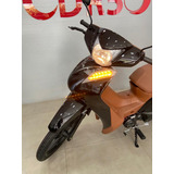 Jet 50 S 4 Tempos 50 Cc Preta Com Banco Marrom