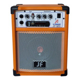 Jf Conquest Caixa De Som Bluetooth 6 Pol. 30w Rms Cor Laranja 110v/220v