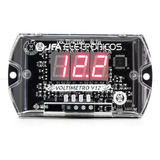 Jfa V12 Slim - Voltimetro Digiltal Saída Remote Cor Vermelho