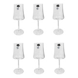 Jg 6 Taças Vinho E Agua Xtra Optic Cristal Bohemia 460ml