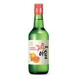Jinro Mista Sabor Toranja 360ml Bebida Coreana Soju Chum Churum