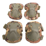 Joelheira + Cotoveleira De Proteção Tática Militar Airsoft
