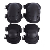 Joelheira E Cotoveleira Tática Militar Airsoft 12x S/ Juros