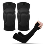 Joelheira Esportiva E Manguito Kit Vôlei