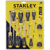 Jogo. Chaves De Fenda X 10 Unidades. Stanley Stmt66676-840 Básico