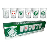 Jogo 06 Copos Americanos Palmeiras 190ml Com Caixa