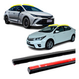 Jogo 2 Frisos Calha Teto Toyota Corolla Xli Xle 2017 2018