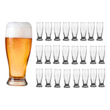 Jogo 24 Copo Chopp Tulipa Vidro Transparente 240ml Liso