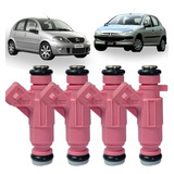 Jogo 4 Bicos Injetores C3 Peugeot 206 1.4 8v 0280156295 Novo