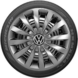 Jogo 4 Calotas Esportivas Vw Gol G1 G2 G3 Aro 13 Black Piano