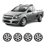 Jogo 4 Calotas Gm Aro 14 Montana Agile Corsa Onix