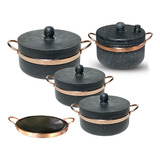 Jogo 5 Peças De Pedra Sabão Cozinha Completinha