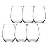 Jogo 6 Copos De Vidro 440ml Drinks Sucos Pasabahce Amber Cor Transparente