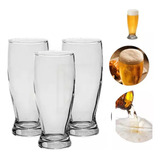 Jogo 6 Copos Vidro Tulipa Chopp Cerveja Bar Restaurant 195ml