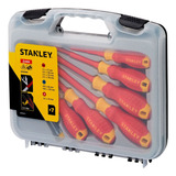 Jogo 7 Pçs Chave Fenda/phillips Vde Stanley Stmt60175-la