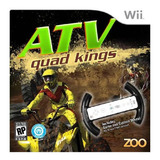 Jogo Atv Quad Kings E Racing Wheel Nintendo Wii Midia Fisica