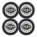 Jogo Auto Falante Porta Dianteira+ Traseira 280w Alto