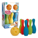 Jogo Boliche Infantil Para Crianças Brinquedo Em Vinil Macio