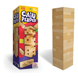 Jogo Caiu Perdeu Pais & Filhos Torre Madeira Pronta Entrega