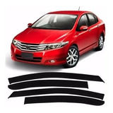 Jogo Calha Defletores Chuva Honda City 10 A 2014 Fume 