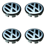 Jogo Calota Calotinha Central Roda Scorro 51mm Volkswagen