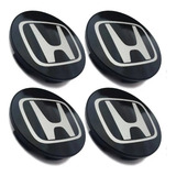Jogo Calota Meio Centro Tampa Roda Honda Hrv Resinado