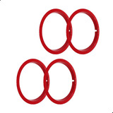 Jogo Calota Roda Sobre Aro 16 Vermelho (4 Pçs)