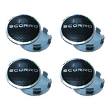 Jogo Calota Tampa Miolo Central Roda Liga Vollk 5,5 Cm 55 Mm