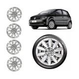 Jogo Calota Vw Fox Spacefox Polo Aro 15 2010 11 12 13 14 15 