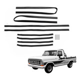 Jogo Canaletas E Pestanas Flocada Ford F-1000 72 A 92