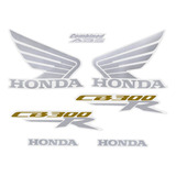 Jogo Cartela Adesivos Completo Honda Cb 300r Ano 2010 A 2015