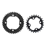 Jogo Coroa Shimano Deore 38 24 Dentes 10v Bcd 104mm Fc-m615