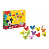 Jogo Da Memória Mickey 28 Peças Em Madeira - Xalingo